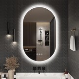 S'bagno Badkamerspiegel 50x80cm Verlichting & Bluetooth - 30% Korting
