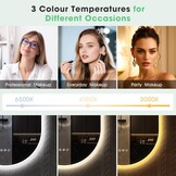 S'bagno Badkamerspiegel 50x80cm Verlichting & Bluetooth - 30% Korting