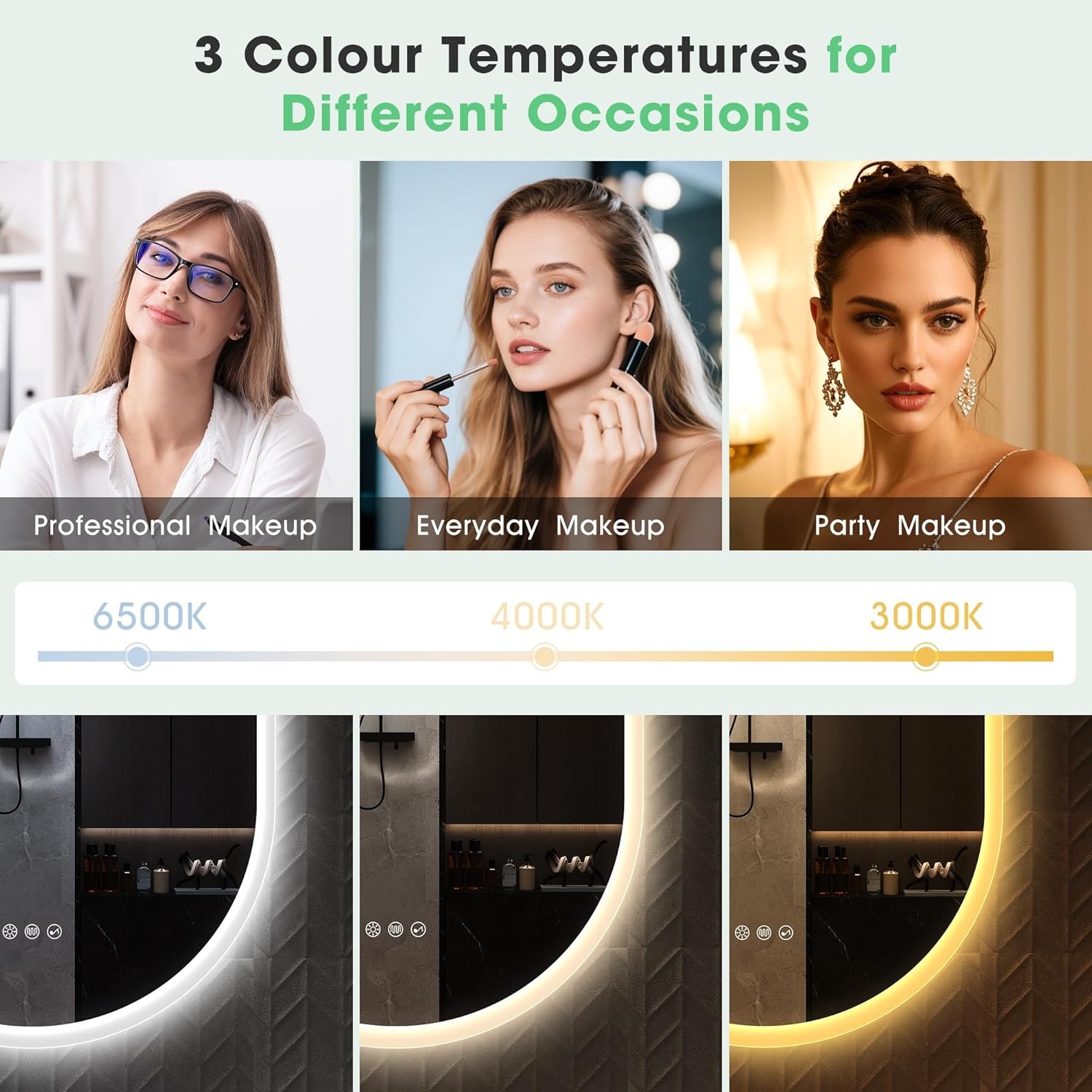 S'bagno Badkamerspiegel 50x80cm Verlichting & Bluetooth - 30% Korting