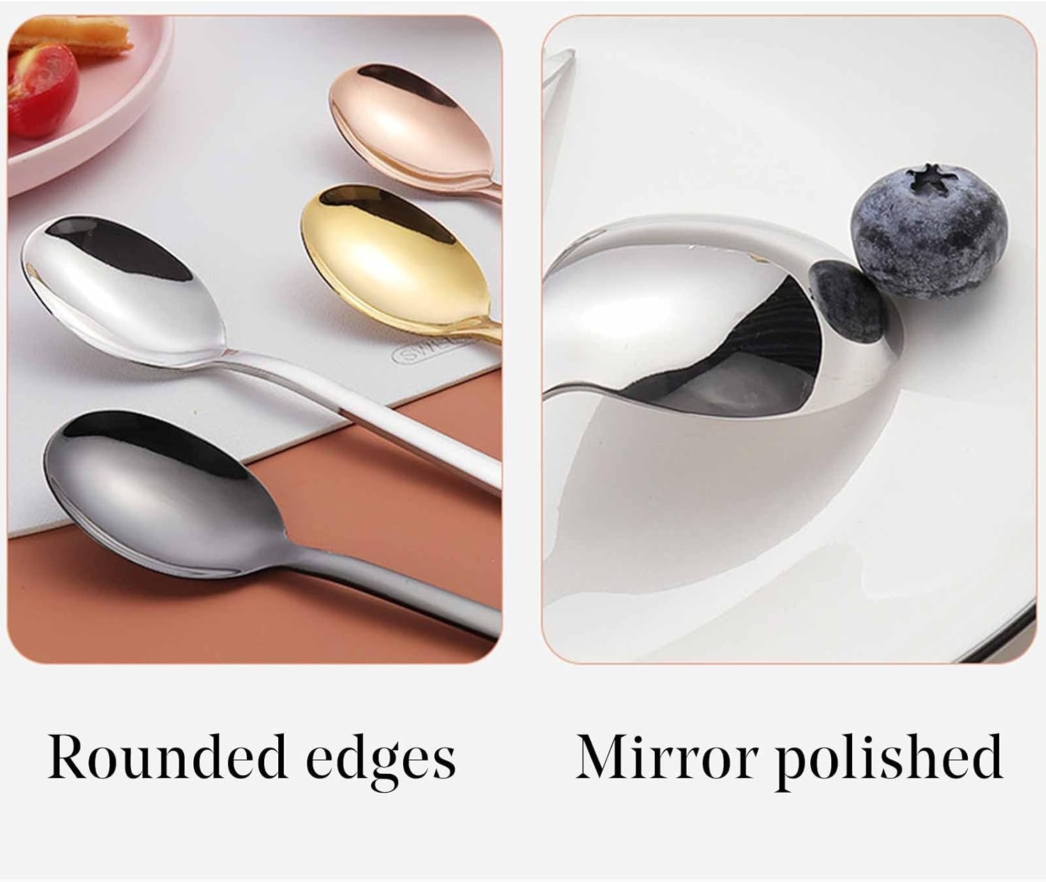 2x Lange Theelepels Roestvrij Staal - 22% Korting