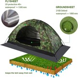 MAGT 1-persoons Camouflagetent (Groen) - 28% Korting