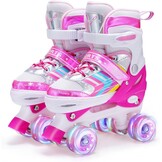 Verstelbare Kinderskates met Lichtgevende Wielen (29% Korting)