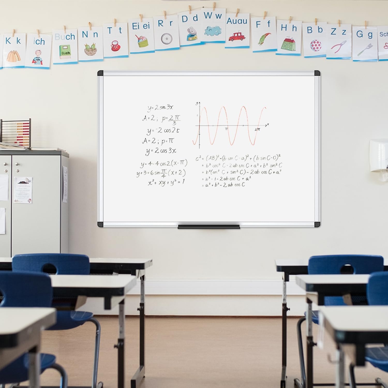 VIZ-PRO Whiteboard - Magnetisch - 120x90 cm | 29% Korting!