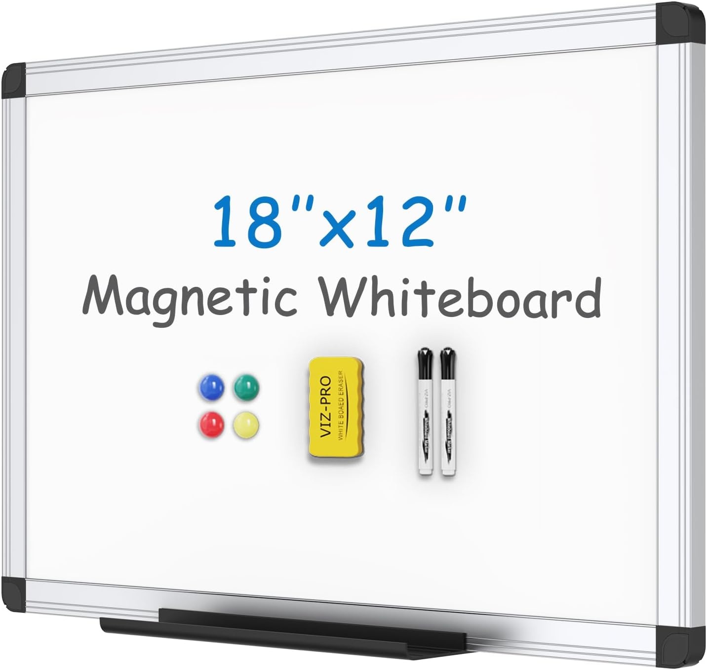 VIZ-PRO Whiteboard - Magnetisch - 120x90 cm | 29% Korting!