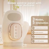 Draadloze Handmassager met Warmtefunctie - 34% Korting!