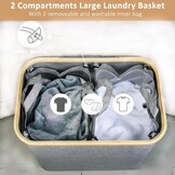 iEGrow Wasmand 150L, 2 vakken - 29% korting!