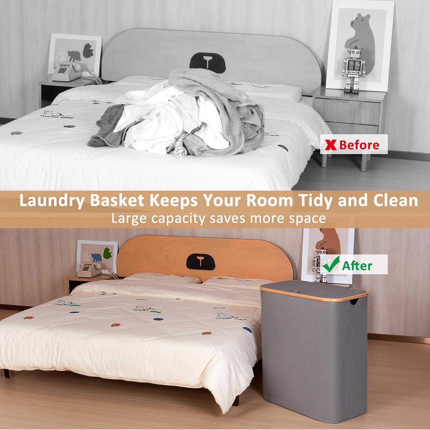 iEGrow Wasmand 150L, 2 vakken - 29% korting!