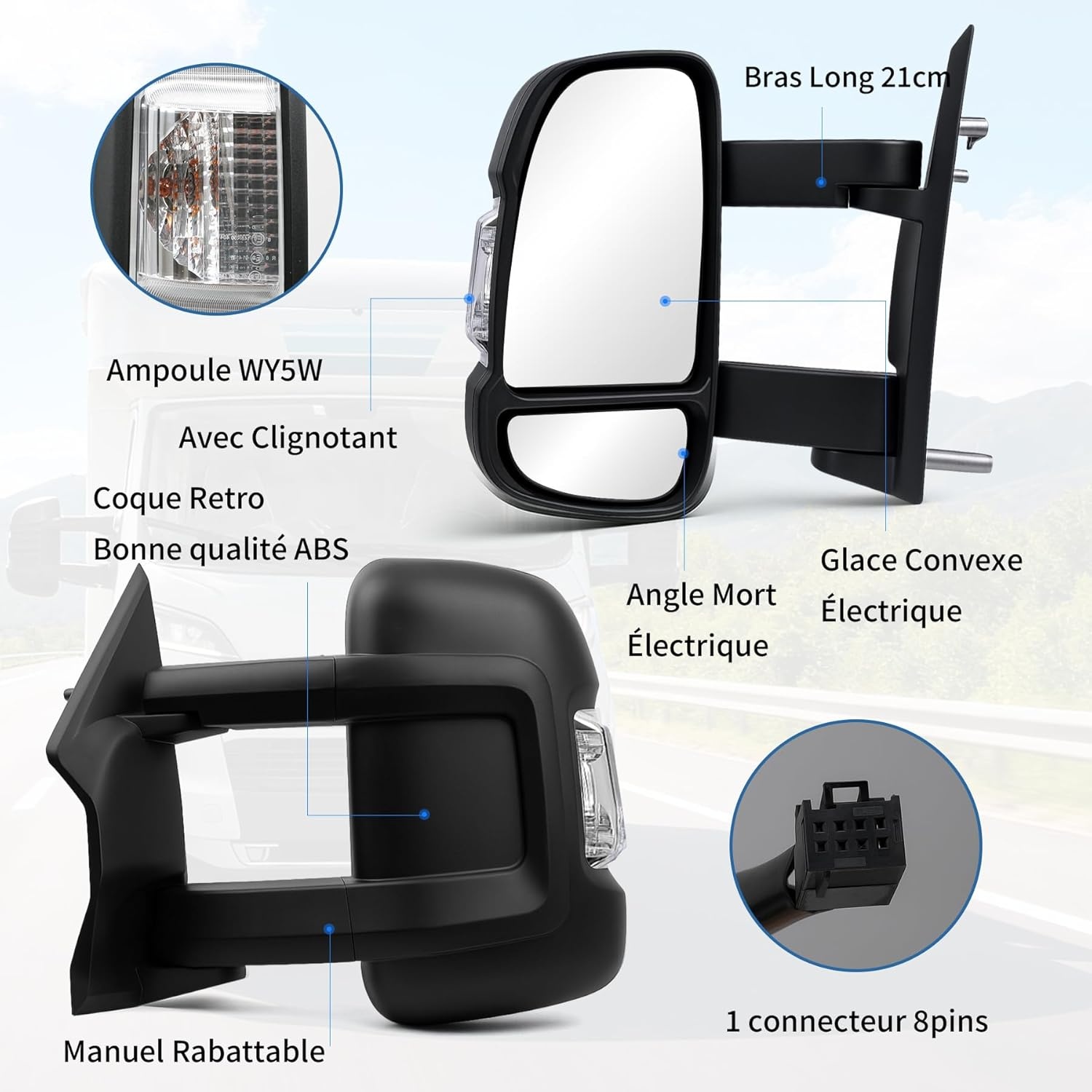 Buitenspiegel Links Ducato/Jumper/Boxer -30% Korting!