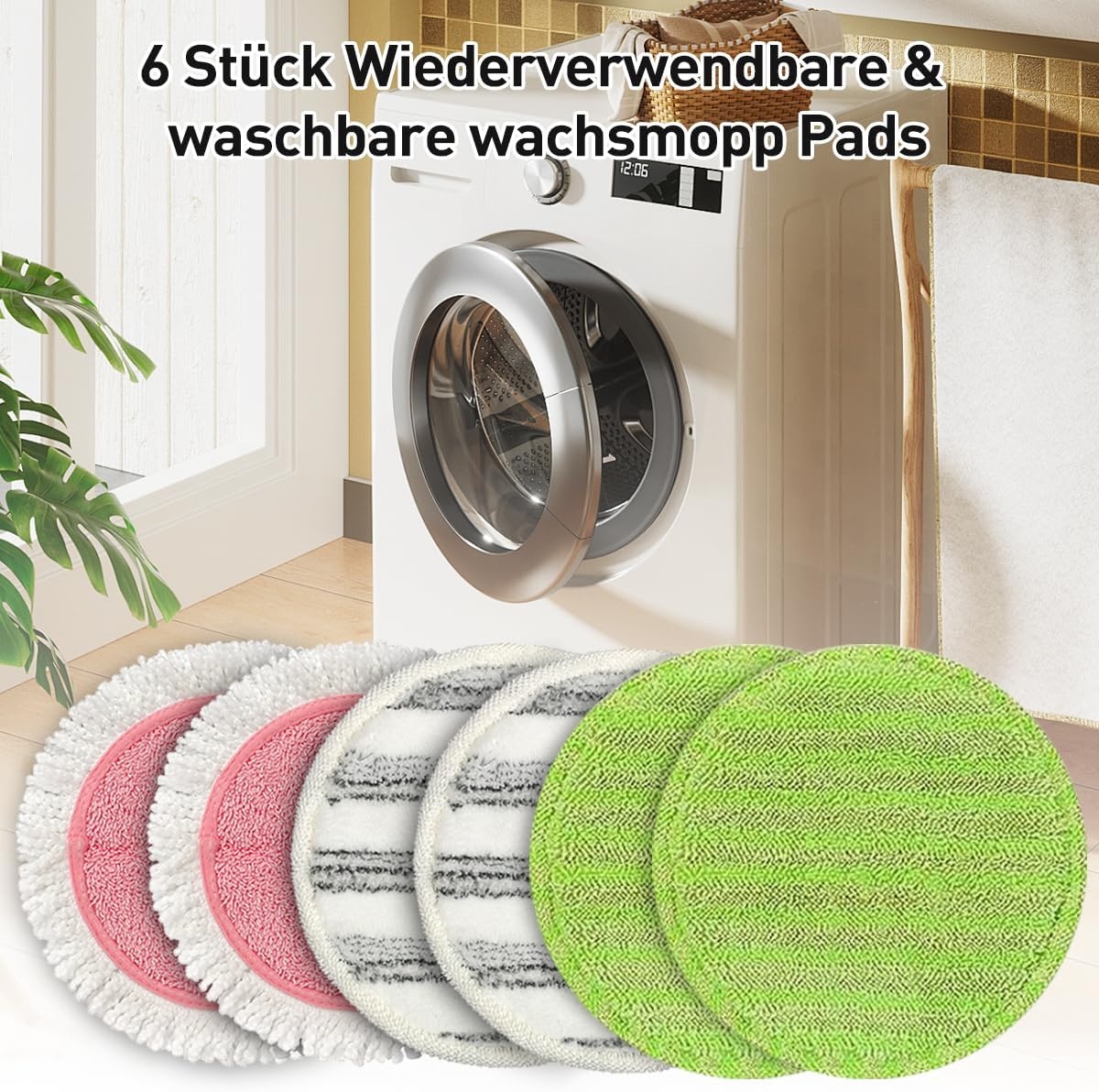 OGORI Elektrische dweil, vloerwisser, elektrisch, draadloos, met sproeifunctie, accu, dweil, polijstmachine + 2 batterijen, 400 ml watertank, led-verlichting, dubbele rotatiemop voor dweilen en