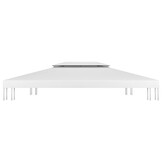 vidaXL Prieeldak Wit 4x3m - 34% Korting!