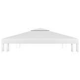 vidaXL Prieeldak Wit 4x3m - 34% Korting!