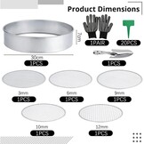 5-in-1 Tuinzeef RVS 30cm | 33% Korting