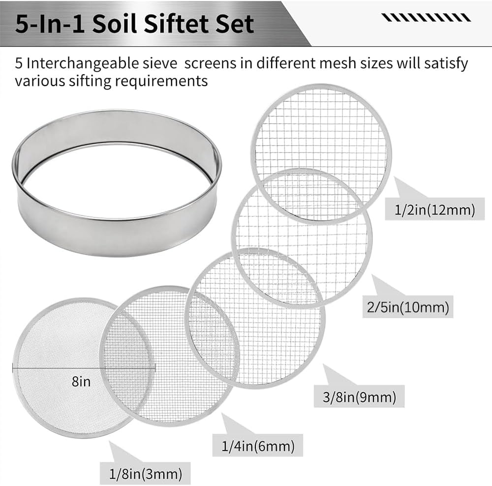 5-in-1 Tuinzeef RVS 30cm | 33% Korting