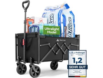 HIKENTURE Opvouwbare Trolley - 65L, 100kg - 59% Korting