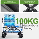HIKENTURE Opvouwbare Trolley - 65L, 100kg - 59% Korting