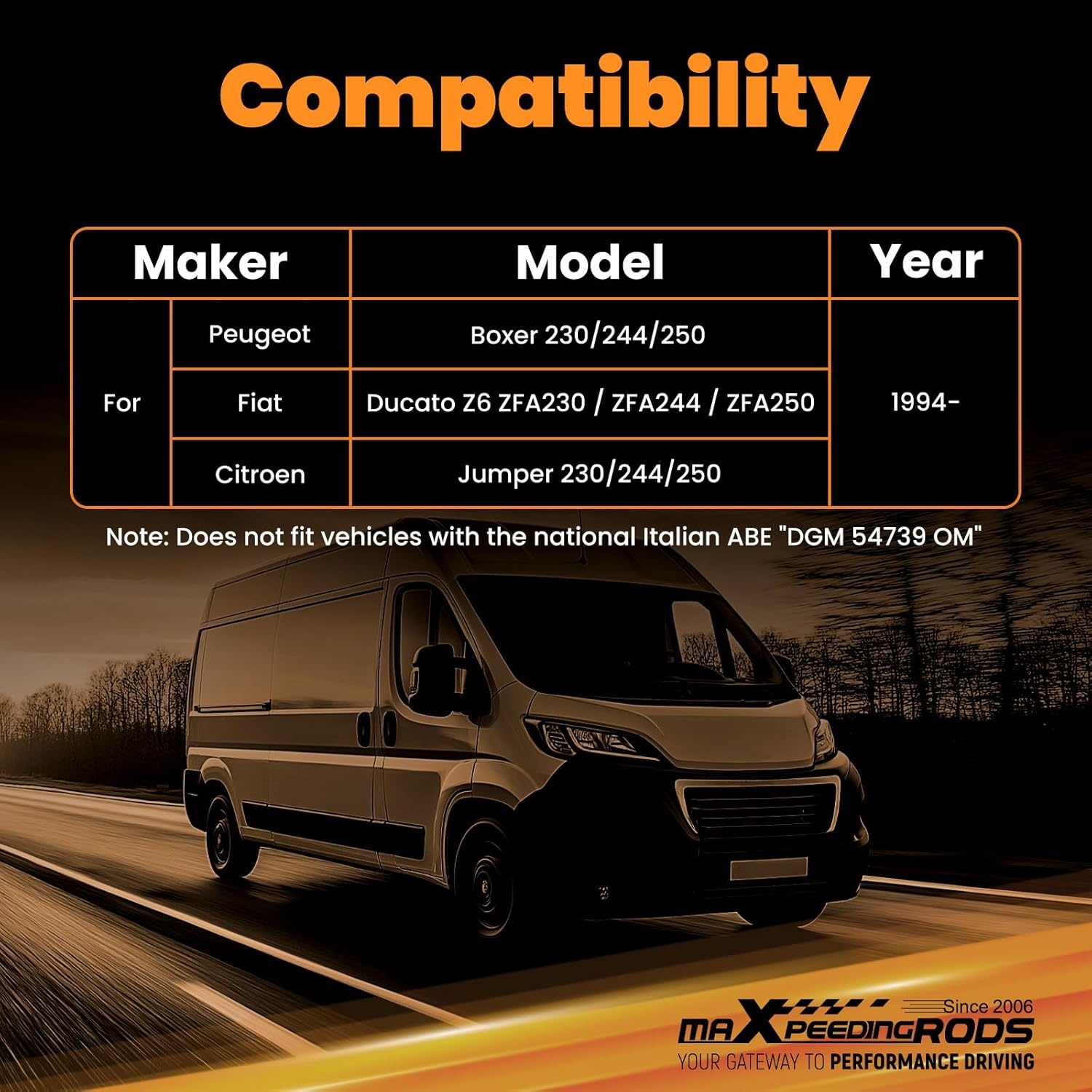 Luchtvering Compressor Kit voor Fiat Ducato, Citroën Jumper, Peugeot Boxer (230/244/250)