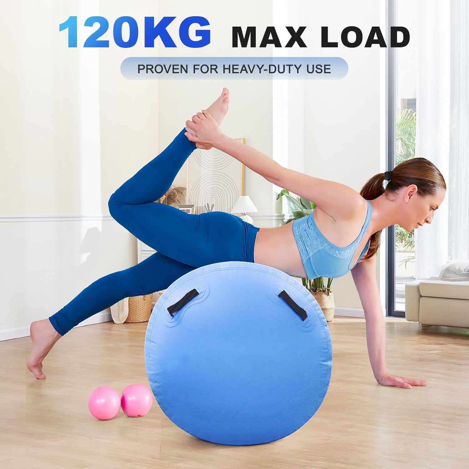 Opblaasbare Air Barrel Roller met 600W Elektrische Pomp voor Gymnastiek en Fitness