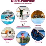 FBSPORT Airtrack Gymnastiekmat 10/20cm | 35% Korting