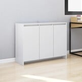 vidaXL Dressoir (102x33x75cm) Wit - 59% Korting!