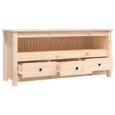 vidaXL Tv-meubel 114x35x52 cm massief grenenhout