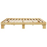 Retourtje: Massief Houten Bedframe Eiken 180x200 - 35% Korting!