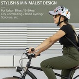 Retro Fietshelm voor Dames en Heren, 56-61 cm