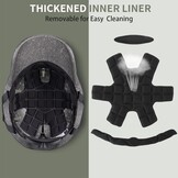 Retro Fietshelm voor Dames en Heren, 56-61 cm