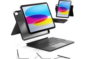 HOU iPad Hoes met Afneembaar Toetsenbord - 29% Korting!