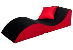Opvouwbare Relax Sofa Zwart/Rood - 61% Korting!