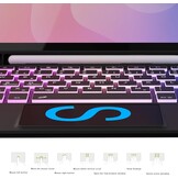 ROOFEI Hoes voor Samsung Galaxy S11 2025 11 inch, hoes met toetsenbord: Tab S11 Tablet 2025 5G toetsenbord met touchpad & 3-zozen-7-kleurige verlichting, Duitse QWERTZ-lay-out, toetsenbordhoes met