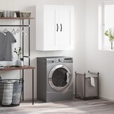 vidaXL Wandkast 69,5x34x90 cm bewerkt hout wit