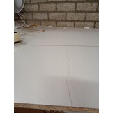 vidaXL Wandkast 69,5x34x90 cm bewerkt hout wit