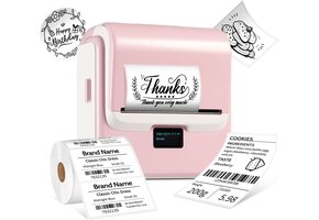 ORGSTA Labelprinter - 48% Korting - Bluetooth & USB