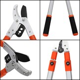 Kurtzy Zware Kwaliteit Telescopische Aambeeld Snoeischaar – 67-100 cm – Uittrekbare Tuinschaar en Snoeichaar – Professionele Vlijmscherpe Trimmer Voor Dikke Takken