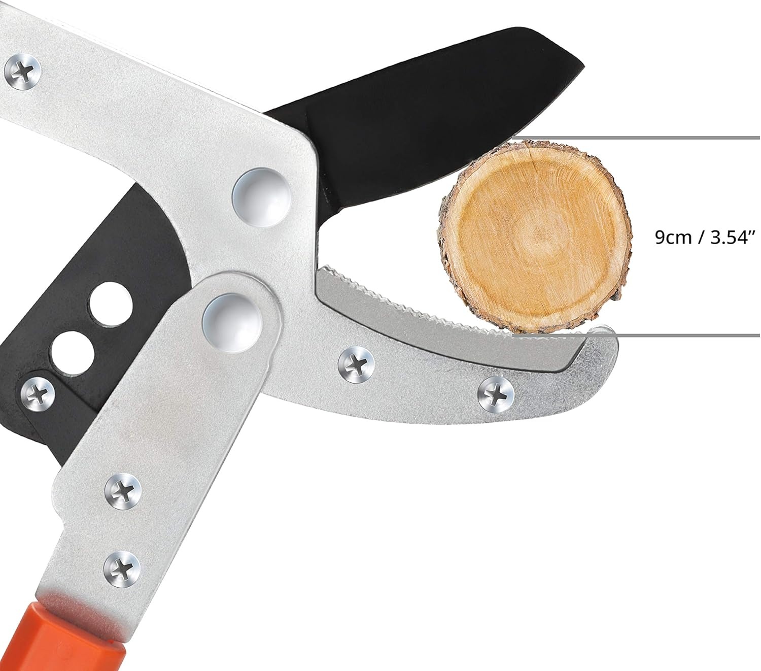 Kurtzy Zware Kwaliteit Telescopische Aambeeld Snoeischaar – 67-100 cm – Uittrekbare Tuinschaar en Snoeichaar – Professionele Vlijmscherpe Trimmer Voor Dikke Takken