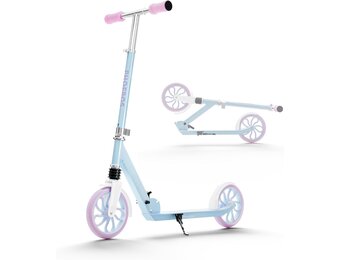 PHOEROS Kick Scooter voor kinderen van 6-12 jaar, tieners en volwassenen, jeugd. Lichtgewicht aluminium step voor tieners volwassenen jongens meisjes met 20,3 cm grote wielen, opvouwbaar, 3 in hoogte