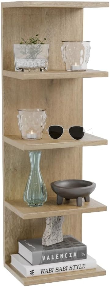 Boekenkast Wandplank, Aan Muur Gemonteerde Plank, Legplanken, Zwevende Planken, Boekenkast, Opbergplanken voor Slaapkamer, Woonkamer, Badkamer, Keuken, Bureau, 7 planken, Wit