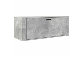 VidaXL Wandschoenenkast Betongrijs 100x35x38cm | 71% Korting