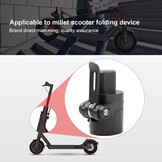 Vouwstandaard voor scooter, aluminiumlegering, vergrendelingsschroef, haak, metalen verbindingsstuk, klapstangbasis, compatibel met Xiaomi 1S E M365 Pro Pro2