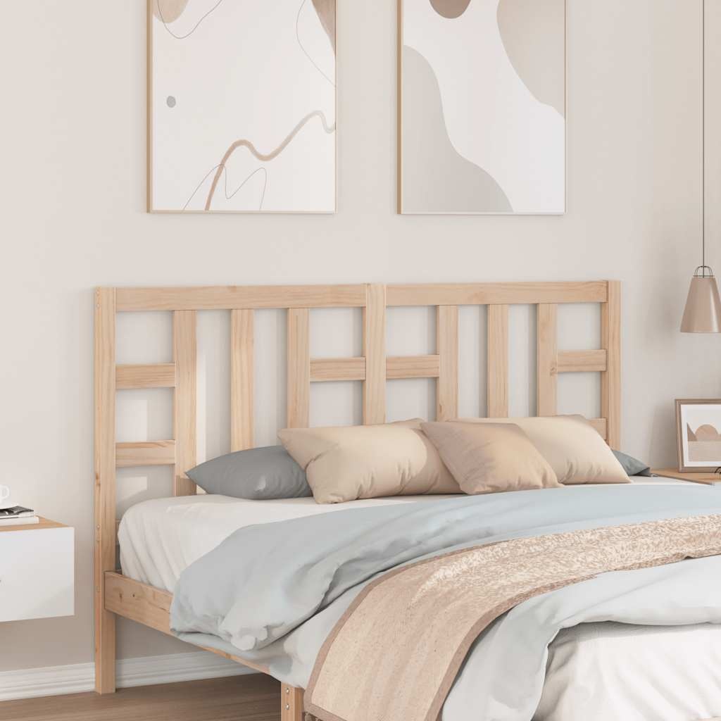 vidaXL Hoofdbord 166x4x100 cm massief grenenhout