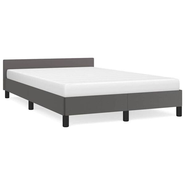 vidaXL Bedframe Grijs 120x200cm - 75% Korting