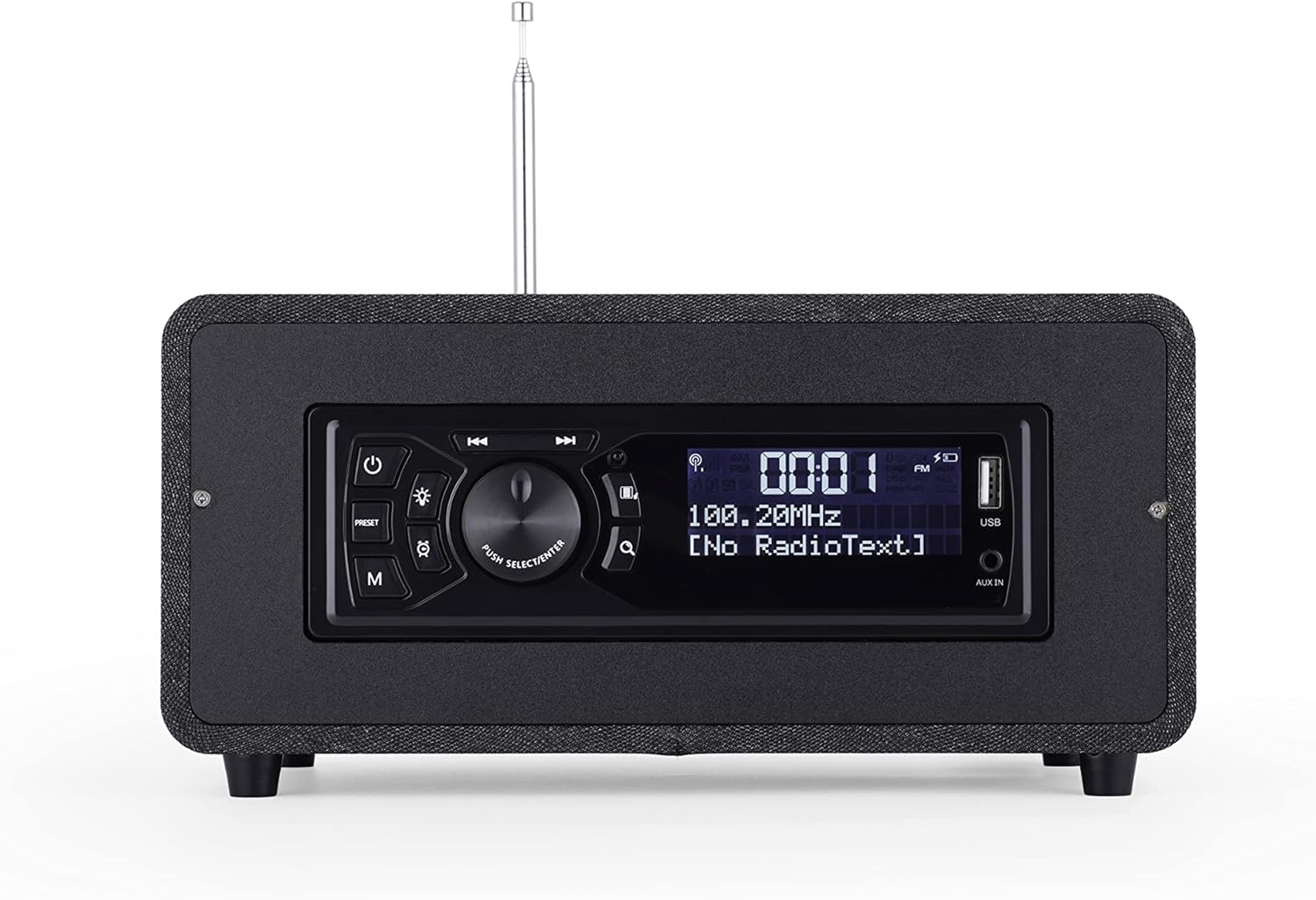 Lichtzwarte LCD Radio met DAB+/Bluetooth & 52% Korting