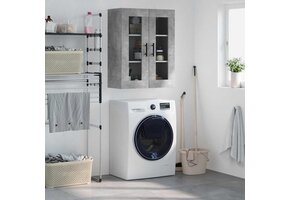 vidaXL Hangkast 69,5x34x90 cm Betongrijs - 57% Korting!