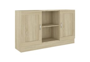 VidaXL Dressoir Sonoma Eiken 120x30,5x70 cm - 75% Korting!