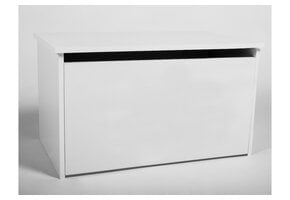 Speelgoedkist wit - opbergbox speelgoed - 73x42x40 cm - gasveer klep
