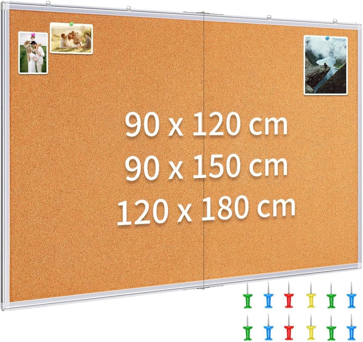 Groot Kurkbord 150x90cm met Korting: Perfect voor Kantoor & Thuis (54% Korting)