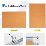 Groot Kurkbord 150x90cm met Korting: Perfect voor Kantoor & Thuis (54% Korting)