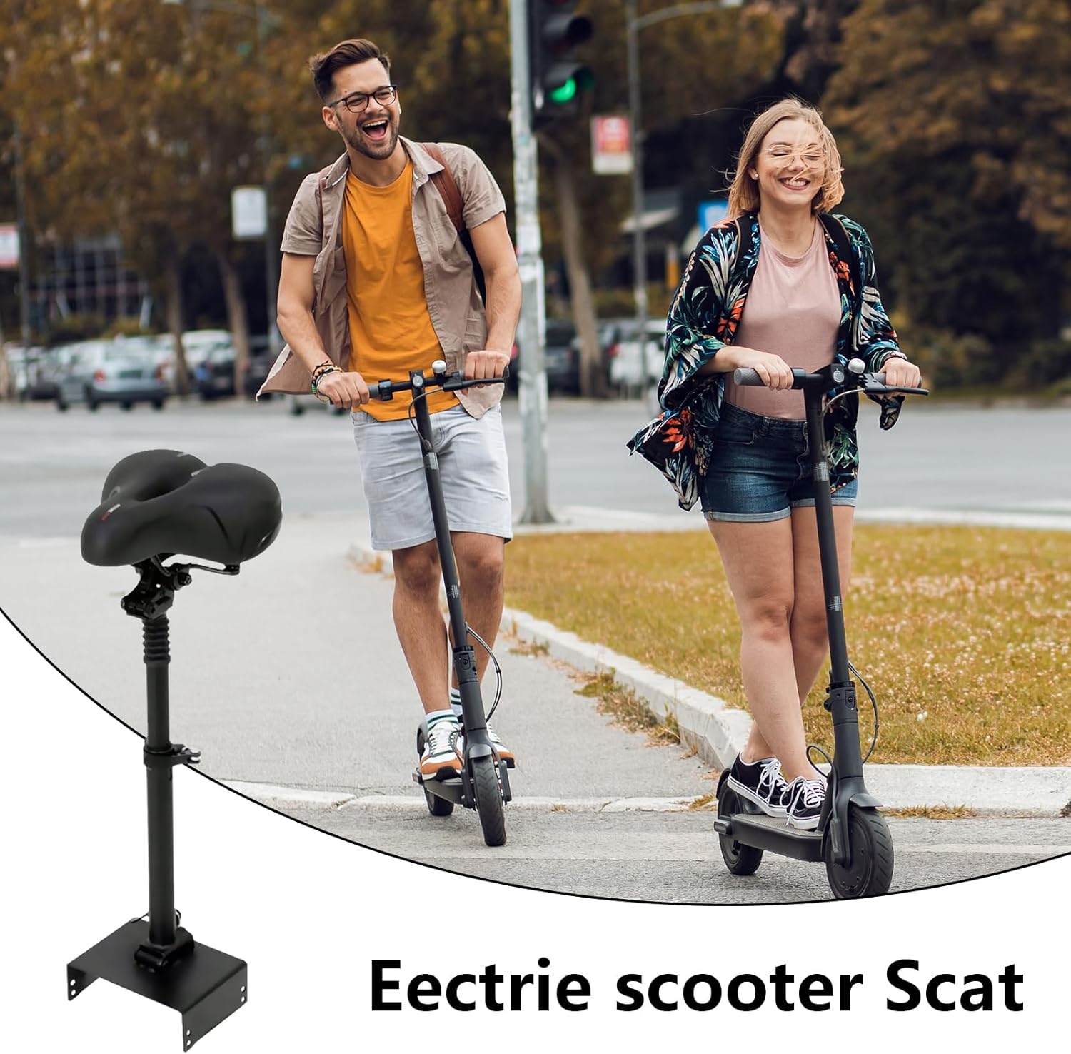 Elektrische Scooterstoel - Verstelbaar & Schokabsorberend - 29% Korting!