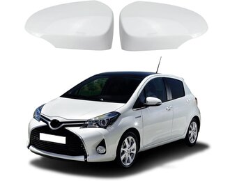 Witte Spiegelkappen Toyota Yaris (2012-2019) - 33% Korting