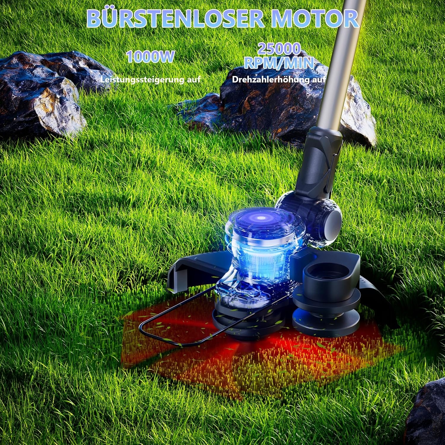 Accu Grastrimmer met 3-in-1 functie - 34% Korting!